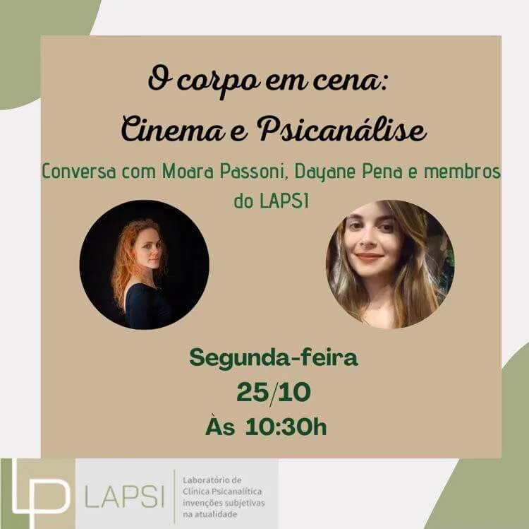 O corpo em cena: Cinema e Psicanálise.